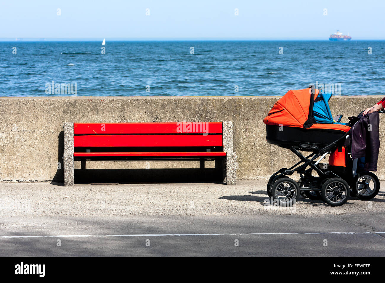 Baby-Spaziergänger Stockfoto