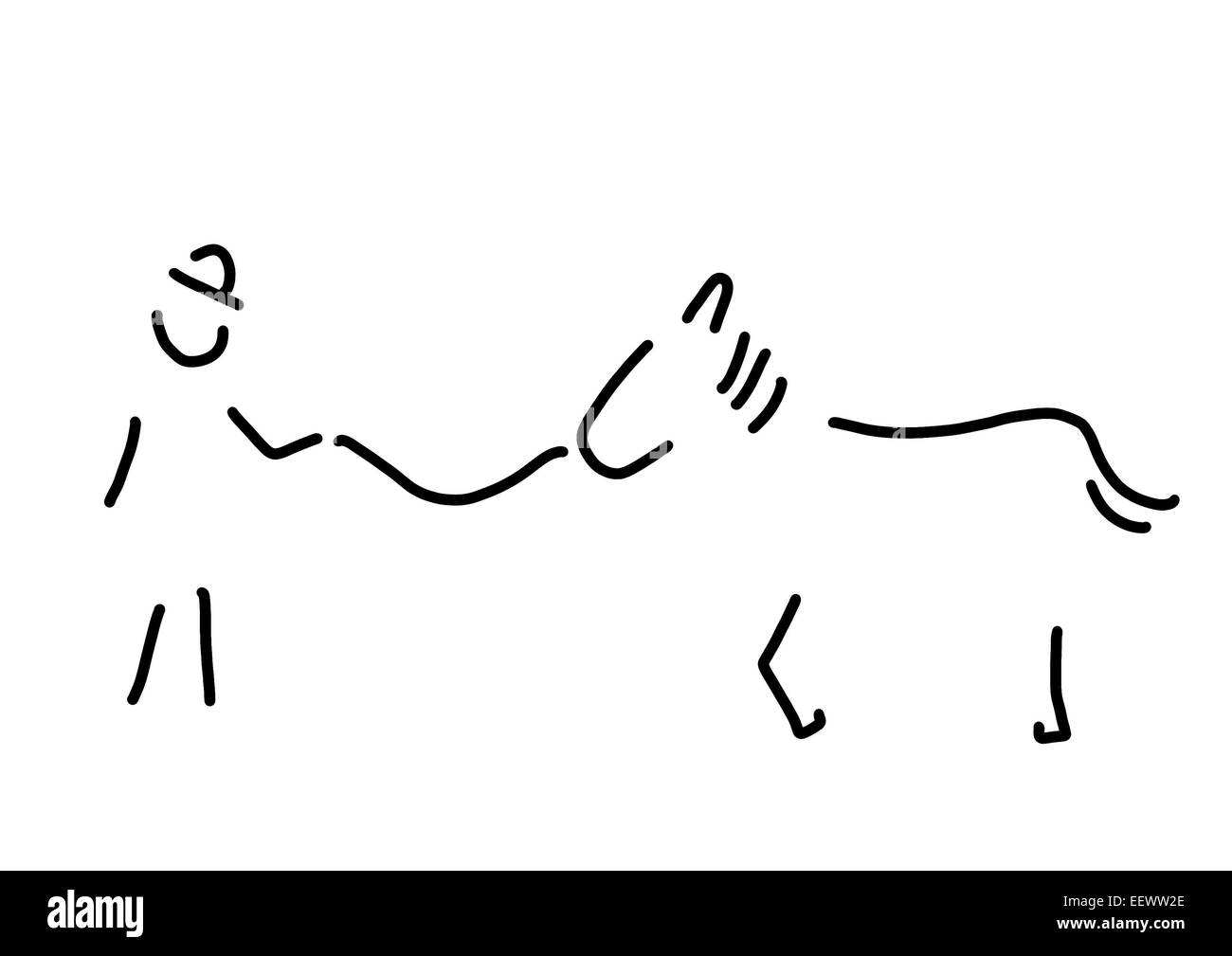 Reiter Pferd Pferdewirt Stockfotografie Alamy