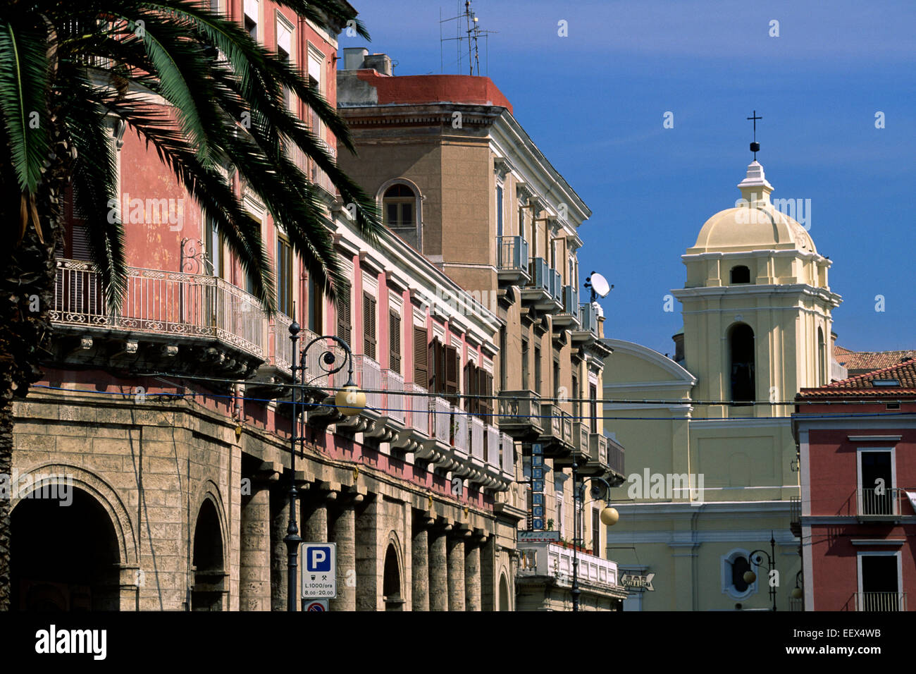 Italien, Kalabrien, Crotone, historisches Zentrum Stockfoto