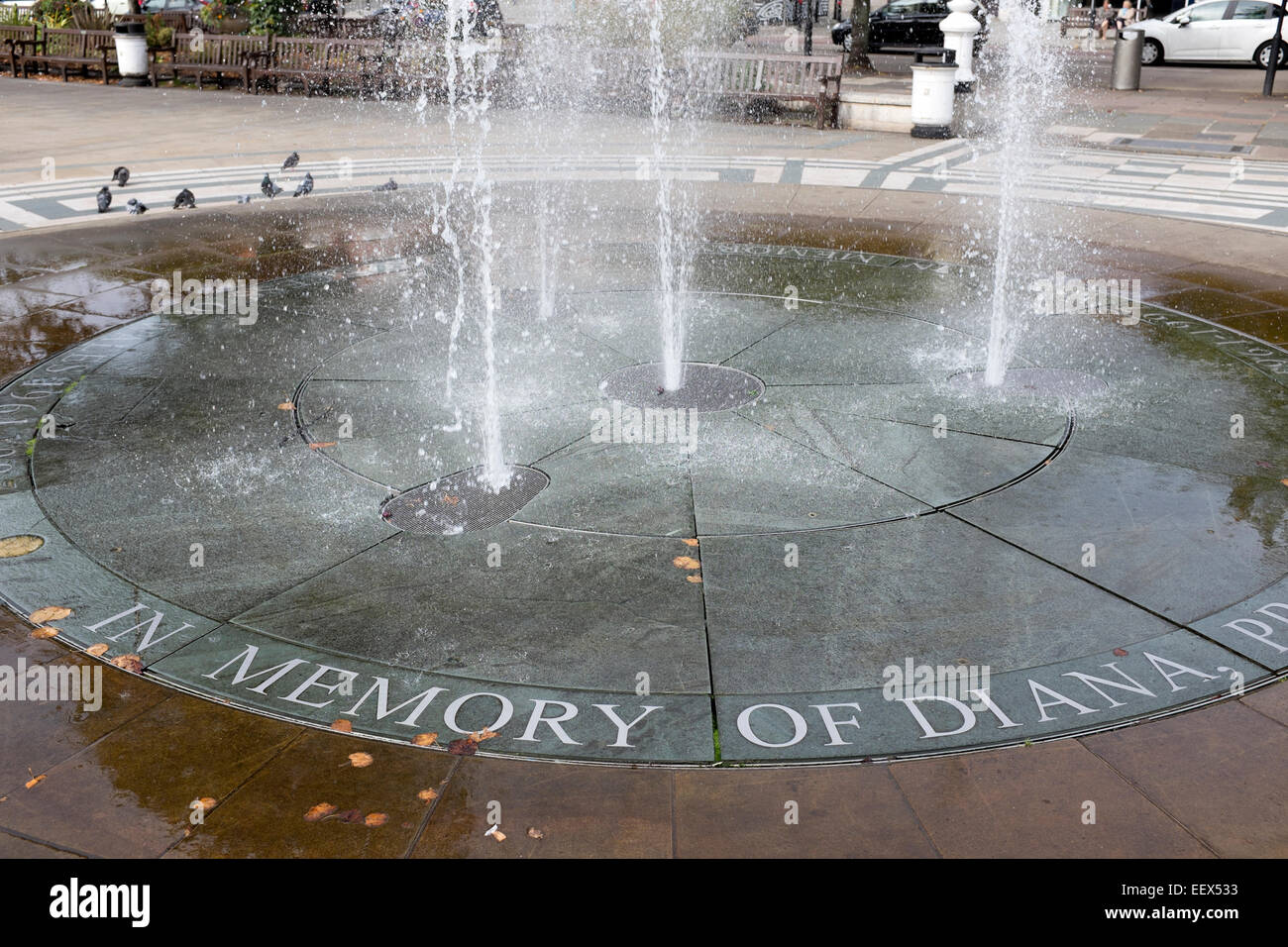 Öffentliche Brunnen Southport Merseyside Memorial Stockfoto