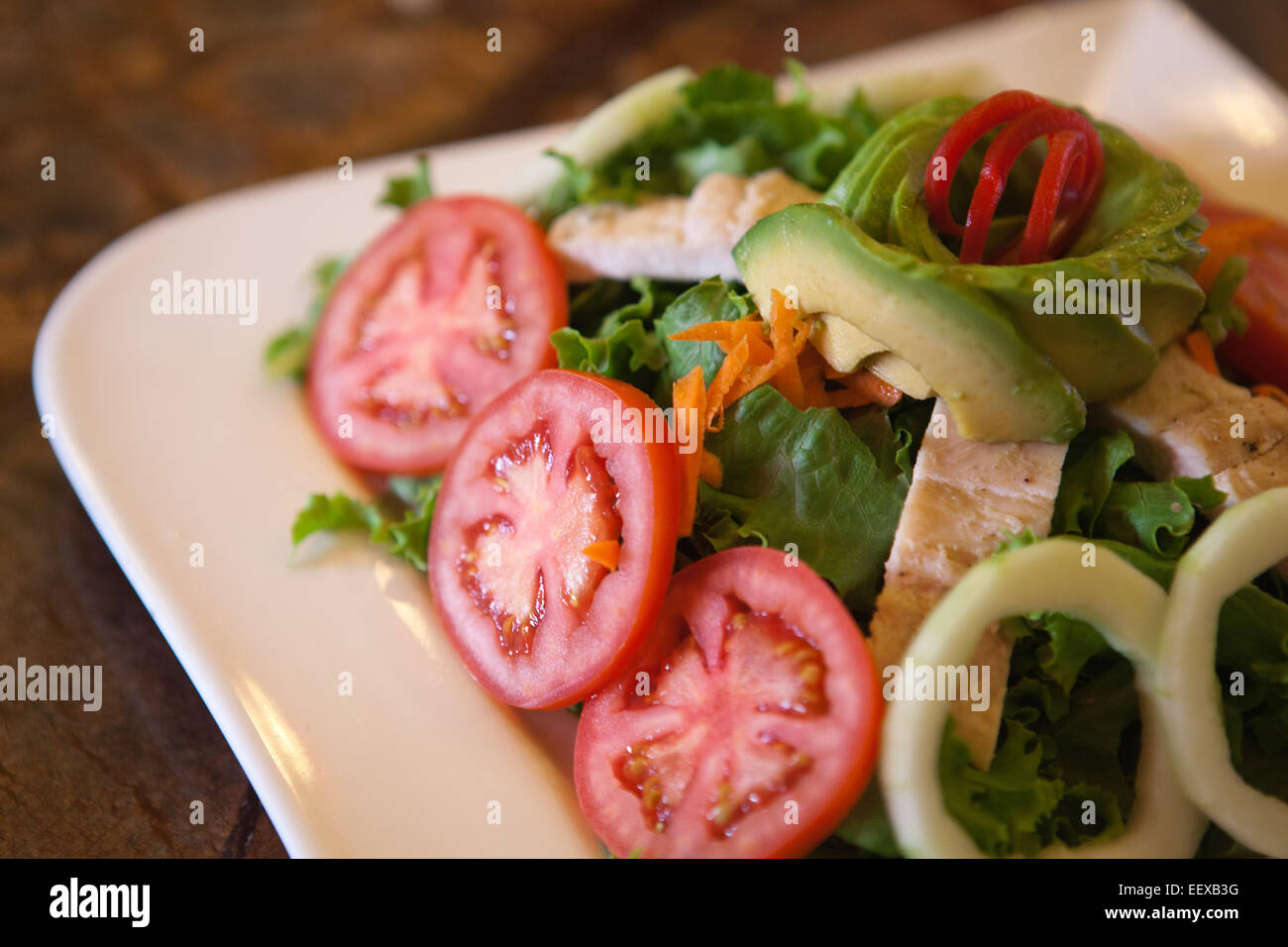 Peruanische Salat Stockfoto