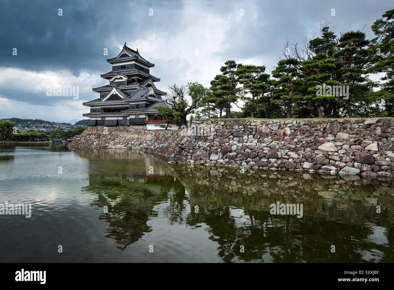 Burg Matsumoto, Japan Stockfoto
