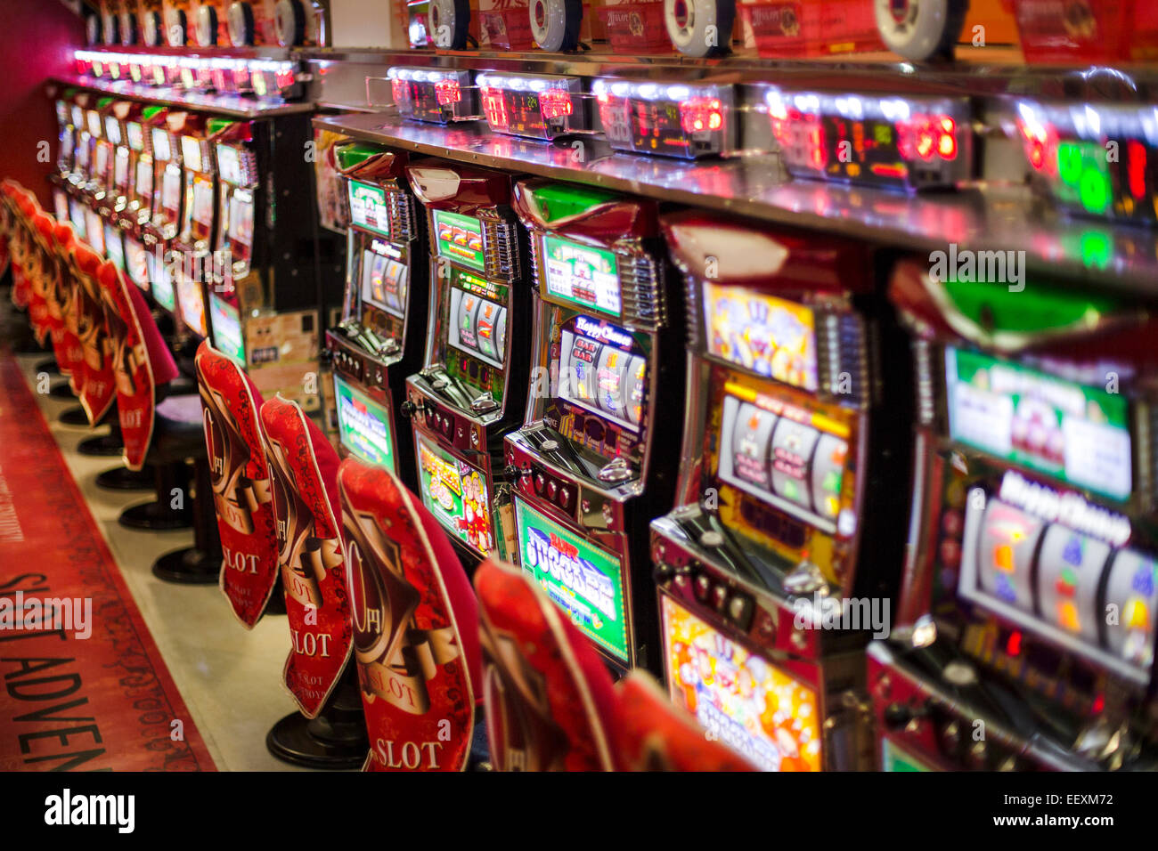 Pachinko-Maschine Stockfoto