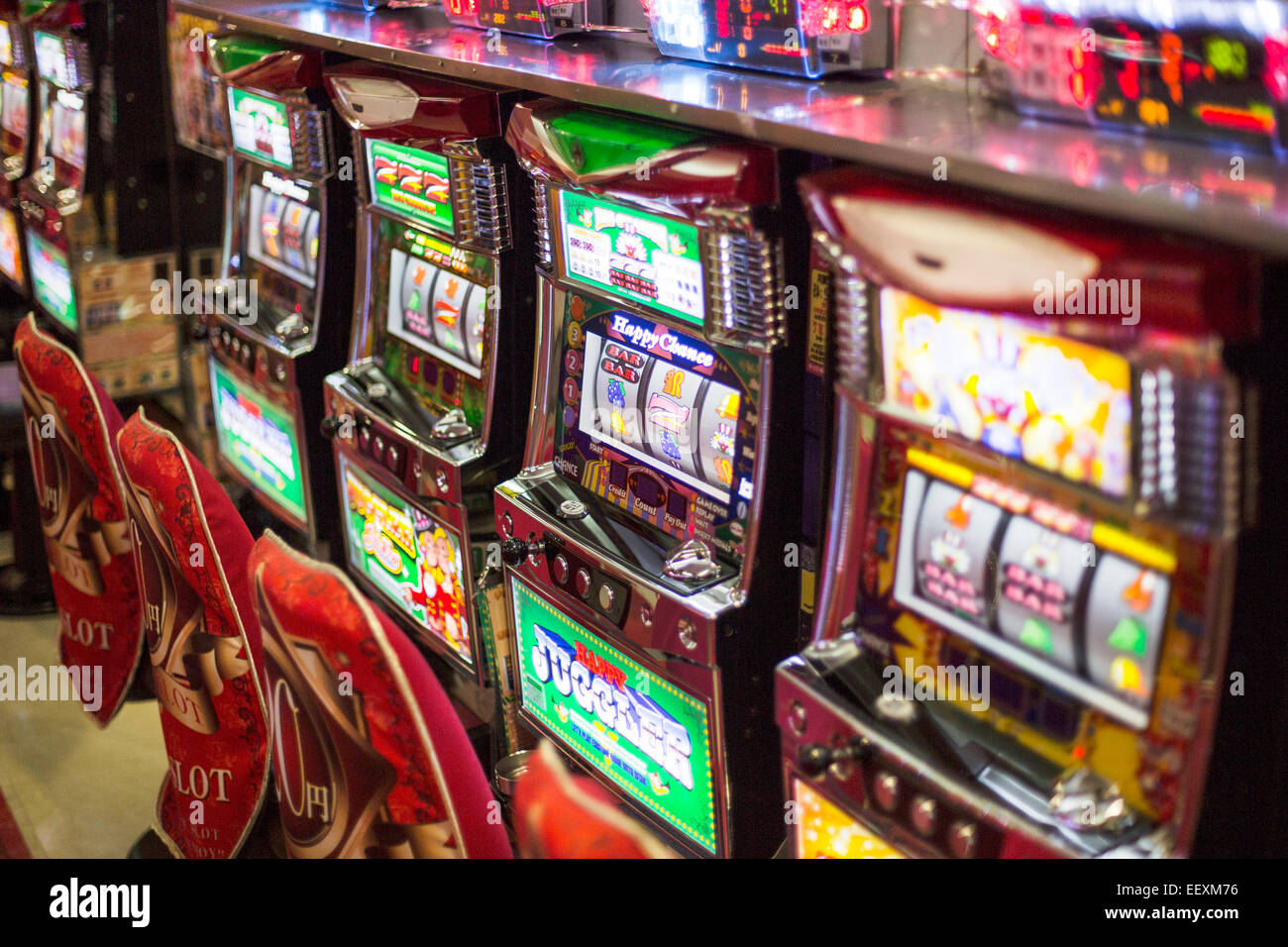 Pachinko-Maschine Stockfoto