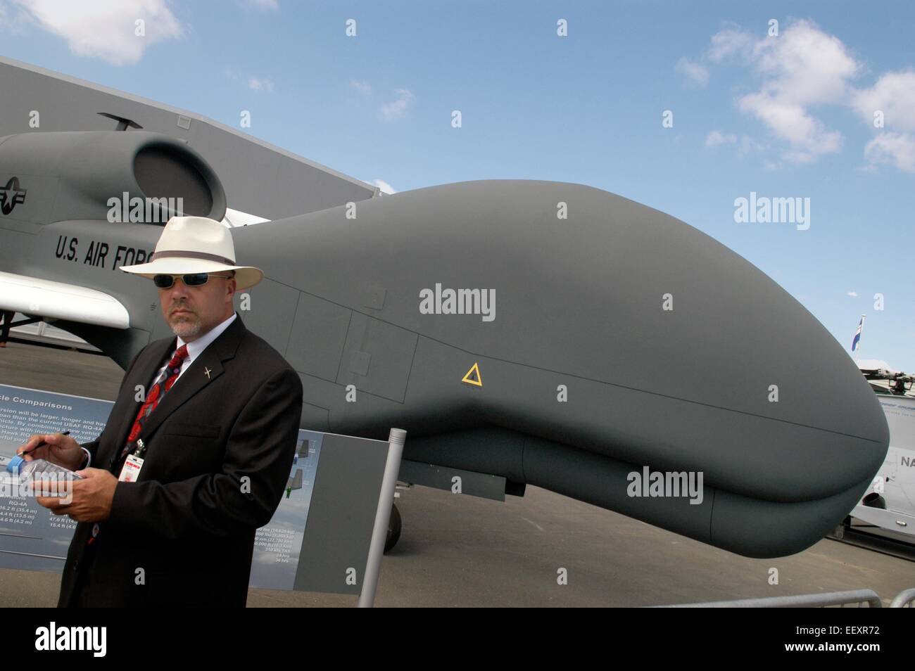 unbemannte Luftfahrzeuge (UAV), drone"" Grumman RQ - 4 b "Global Hawk" Stockfoto