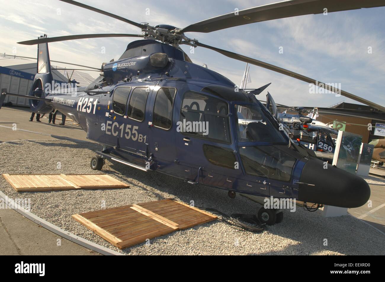 Hubschrauber Eurocopter EC 155 Stockfoto