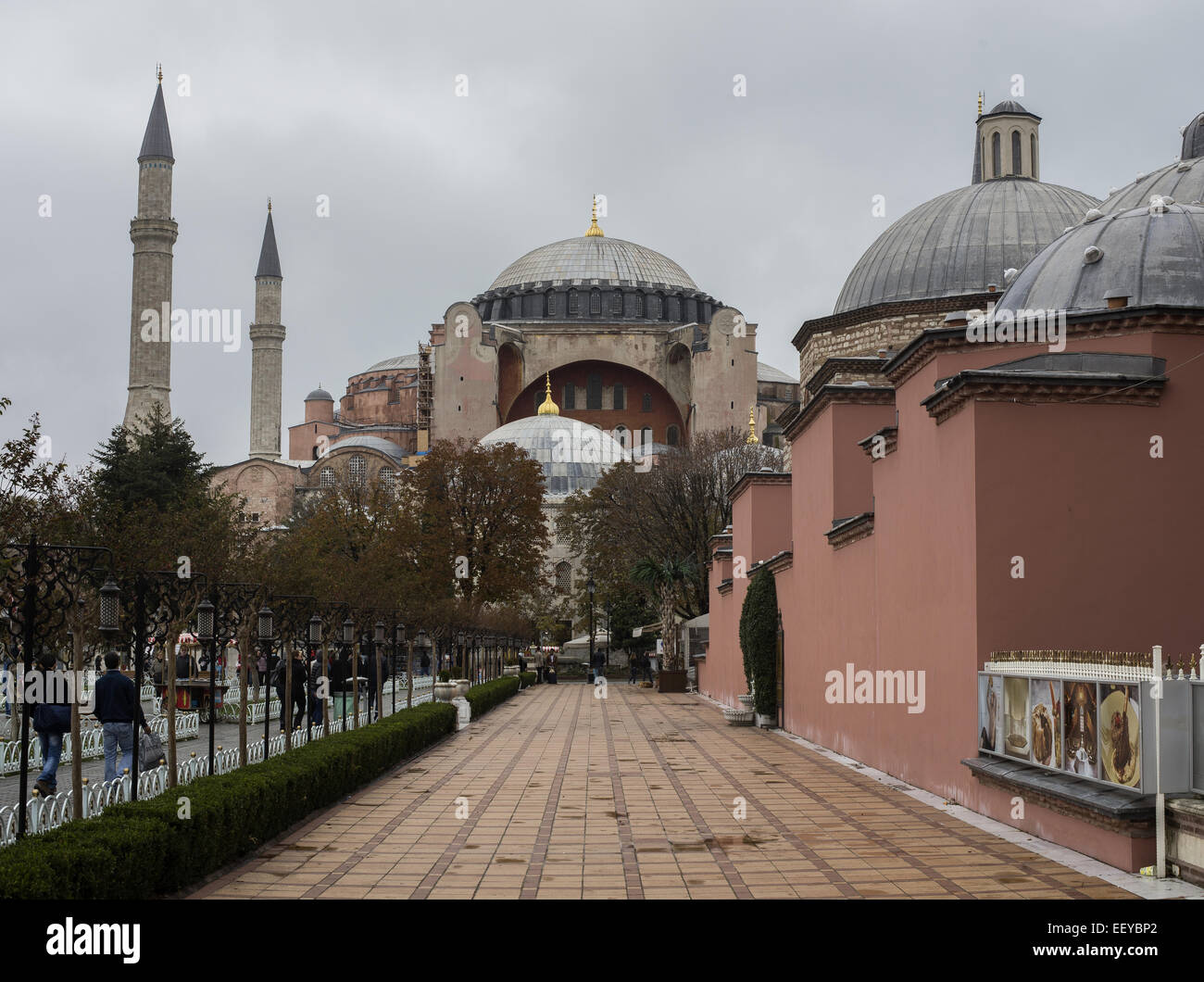 Ansicht der Hagia Sophia in Istanbul Stockfoto