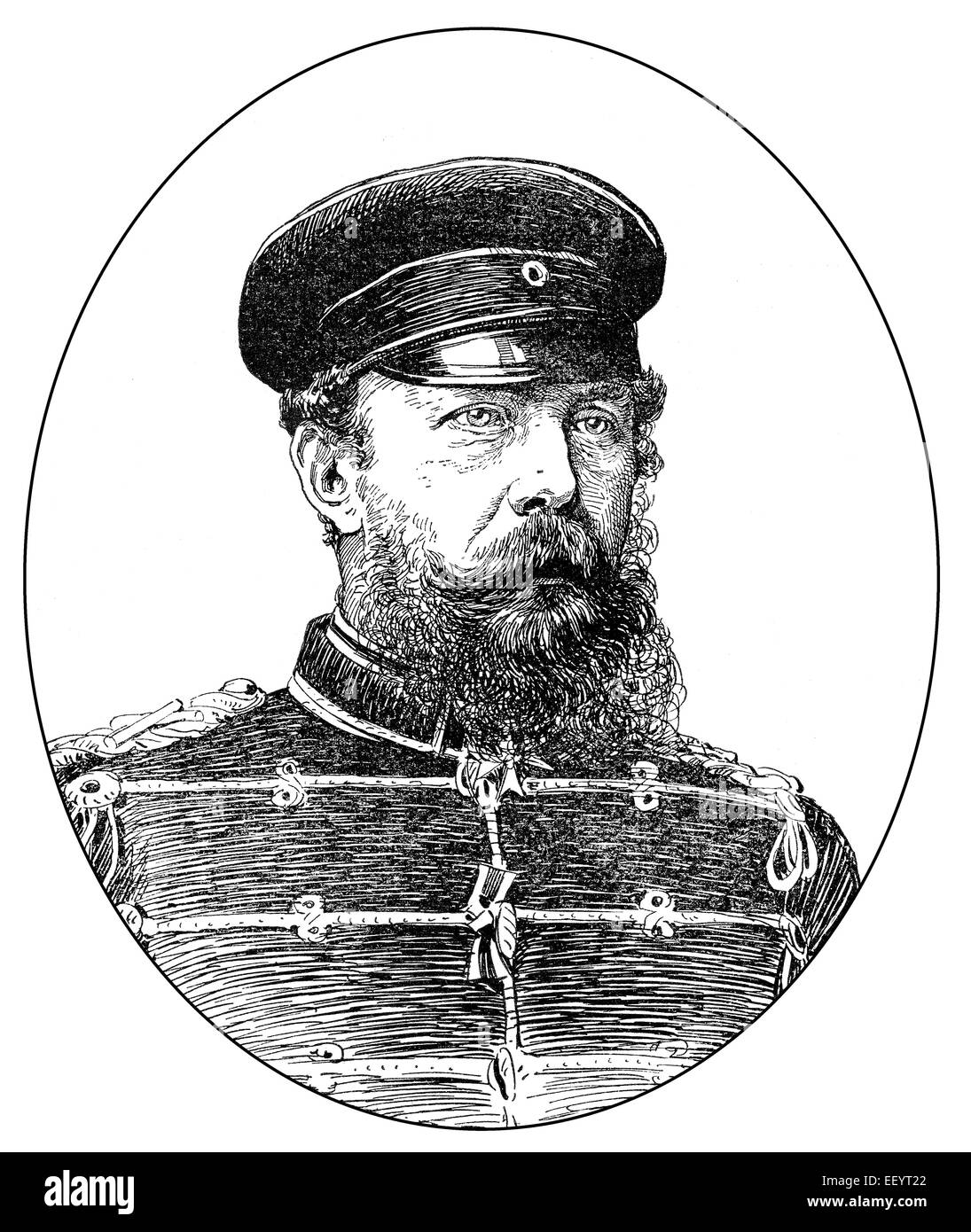 Porträt von prinz friedrich karl von preußen Fotos und Bildmaterial
