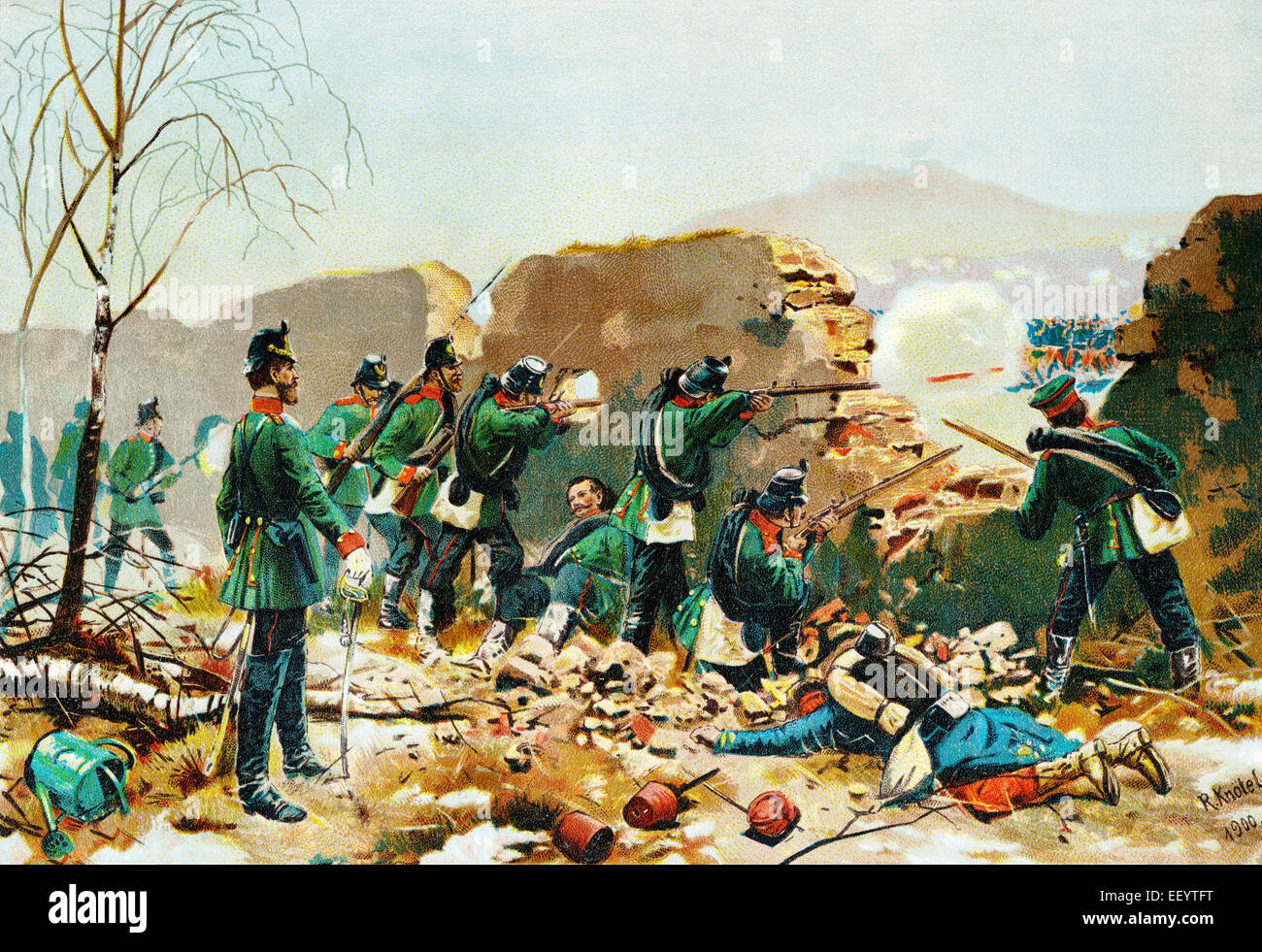 Die zweite Schlacht von Buzenval oder Schlacht von Mont Valérien, Teil