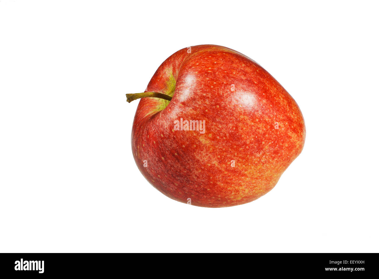 Ein roter Apfel ist optional. Stockfoto