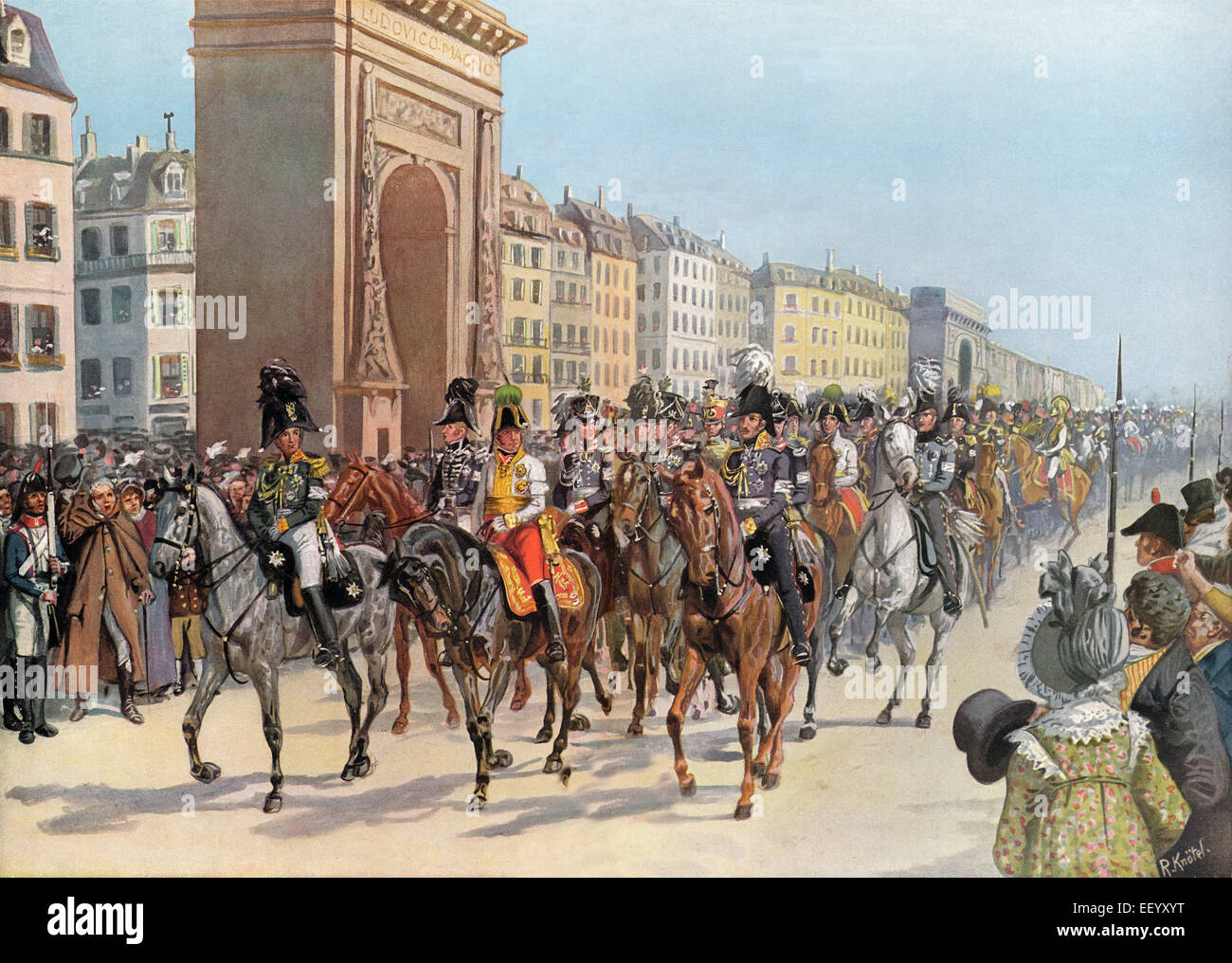 Kapitulation von Paris am 31. März 1814, Frederick William III von