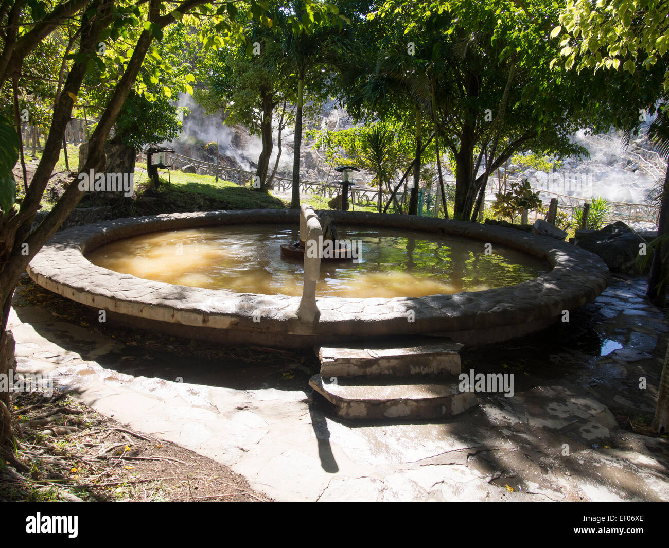 Schlammbad Stockfoto