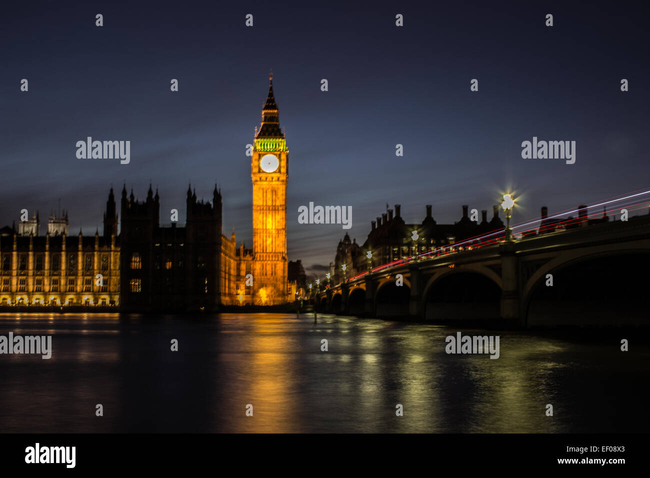 Die Westminster Bridge Stockfotografie Alamy