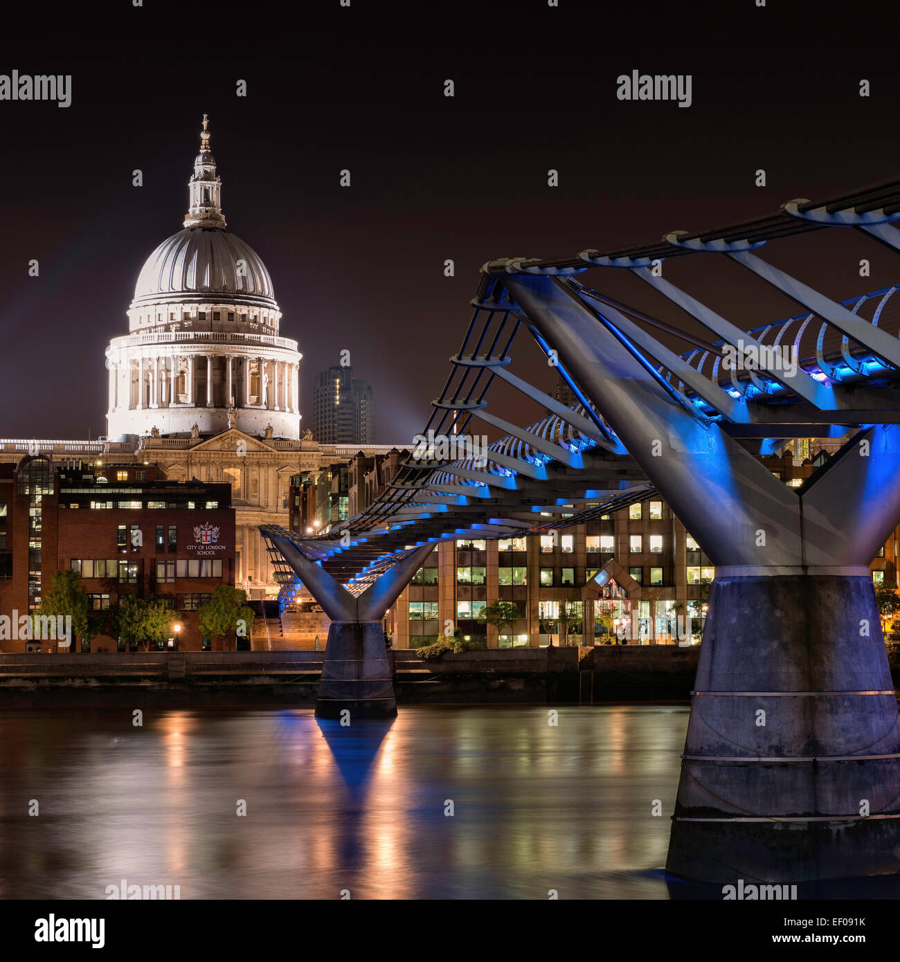 London UK England Christopher Wrens Meisterwerk St Pauls Cathedral Stockfoto