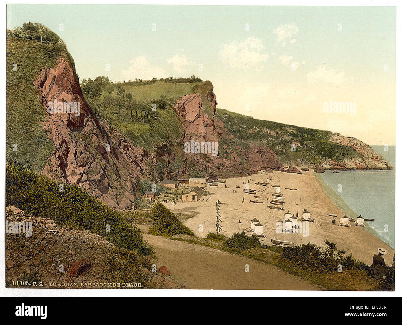 [Babbacombe Beach, Torquay, England] 162 Stockfoto