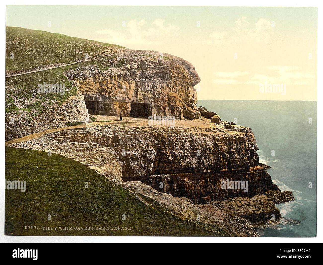 [Tilly Laune Höhlen, Swanage, England] 160 Stockfoto