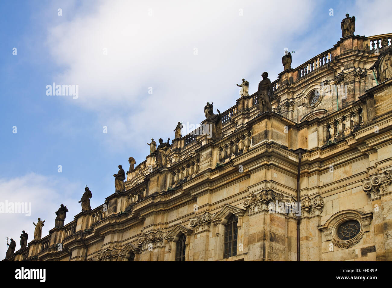 Detail der Hofkapelle in Dresden. Stockfoto