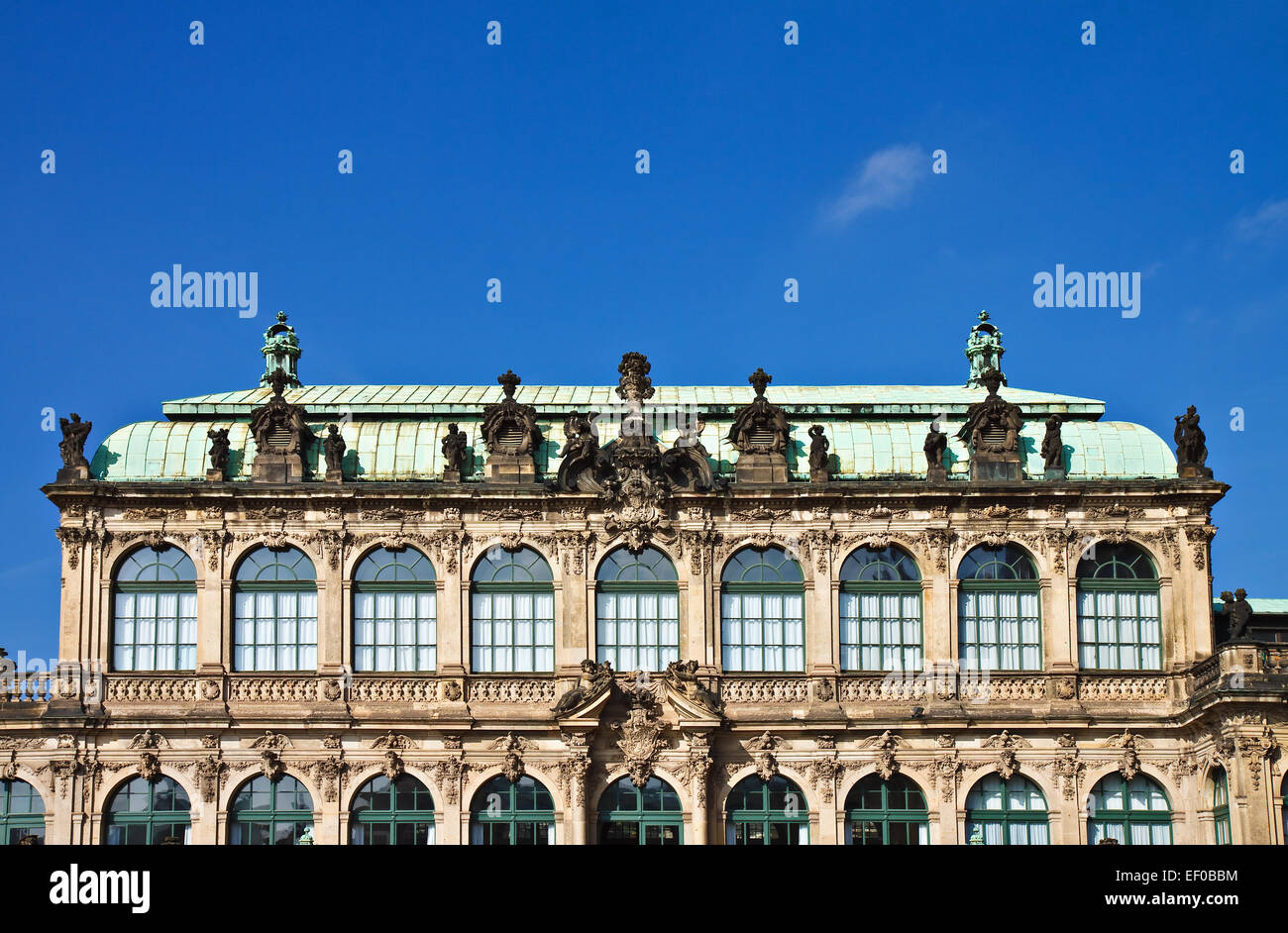 Detail des Zwingers in Dresden. Stockfoto