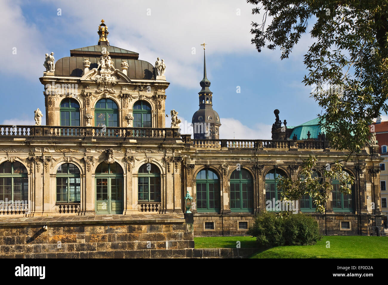 Detail des Zwingers in Dresden. Stockfoto