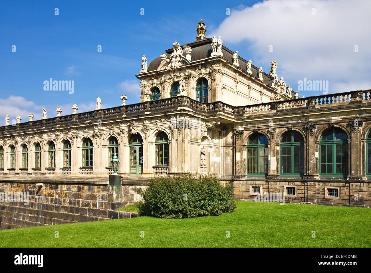 Detail des Zwingers in Dresden. Stockfoto