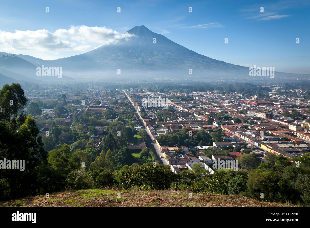 Cerro De La Cruz in Antigua, Guatemala Stockfoto