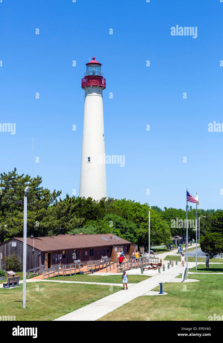 Cape May Lighthouse, Cape May Point State Park, New Jersey, USA Stockfoto