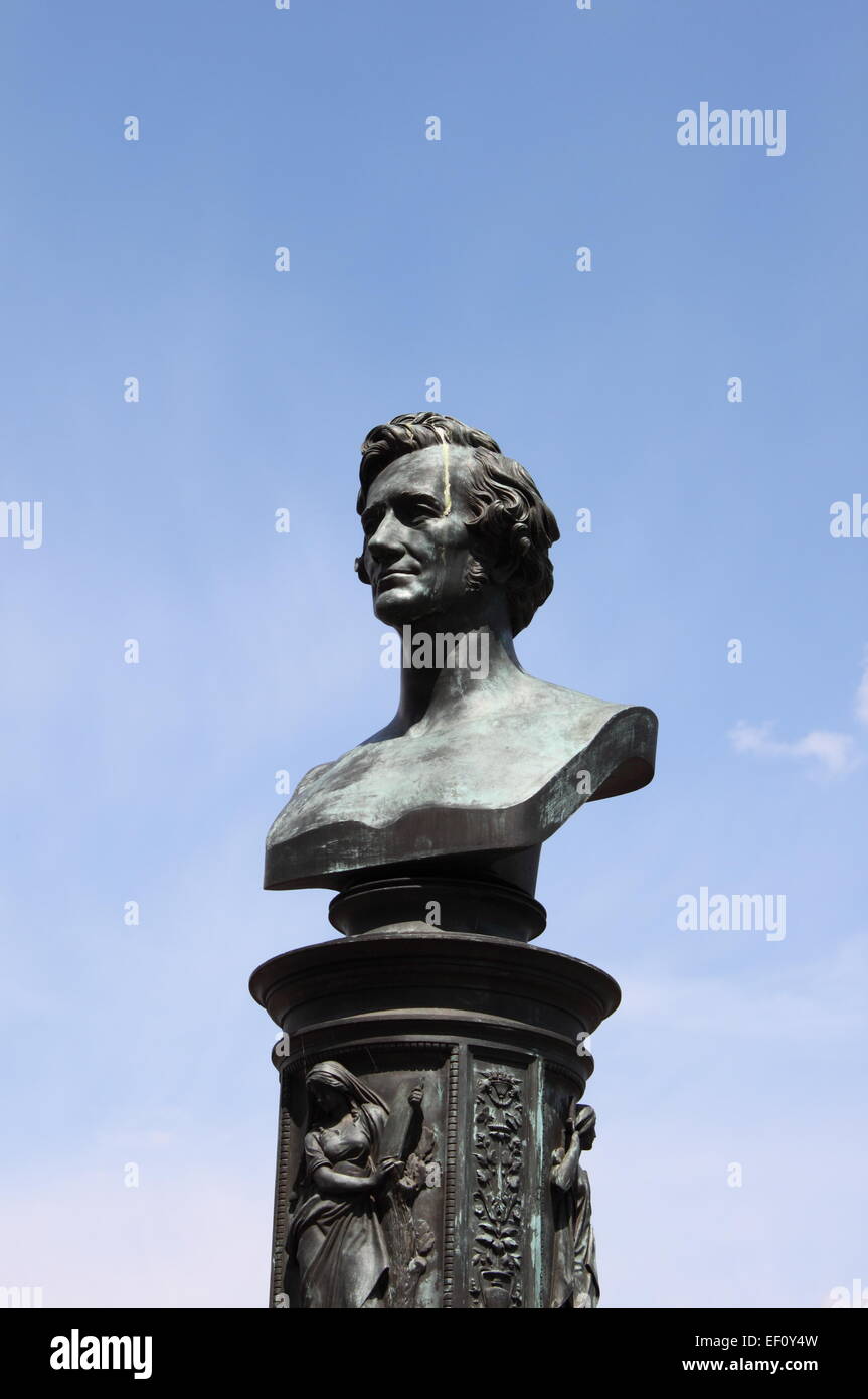 Ernst Rietschel-Denkmal in Dresden, Deutschland Stockfoto