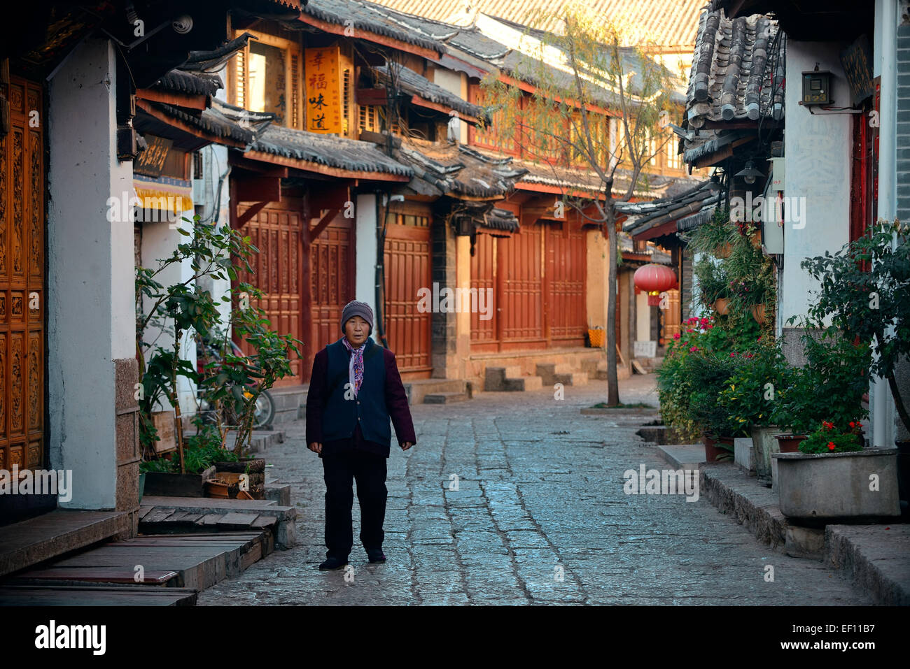 Lijiang, CHINA 5 Dez. Streetview auf 5. Dezember 2014 in Lijiang
