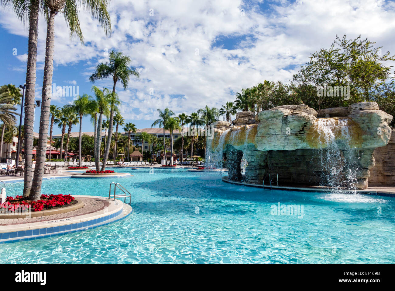 Orlando Florida, International Drive, Sheraton Vistana Villages Resort Villas, Vermietung, Hotel Hotels Unterkunft Inn Motel Motels, Swimmingpool Bereich, von Menschen gemacht w Stockfoto