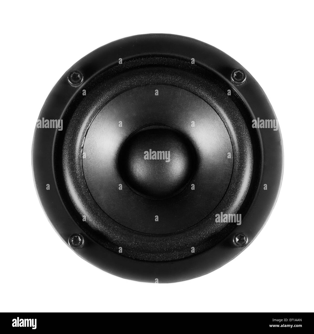 Stereo-Lautsprecher isolieren, laute Musik, lautes Geräusch Stockfoto