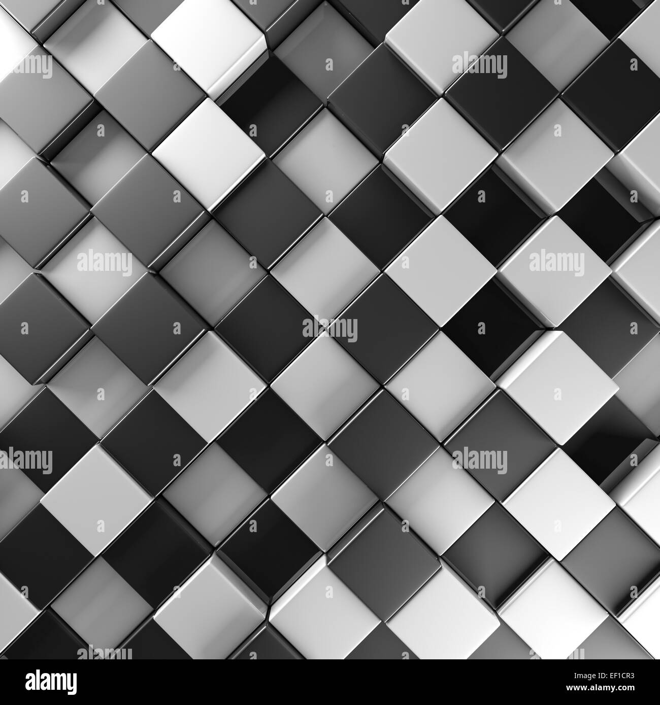 Schwarz / weiß Blöcke abstrakten Hintergrund Stockfoto