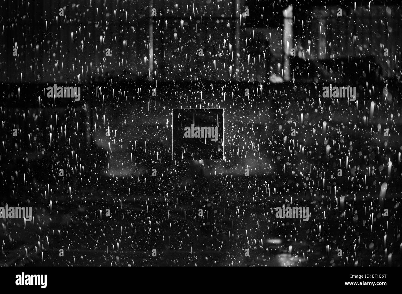 Schwarzes Quadrat Stockfoto