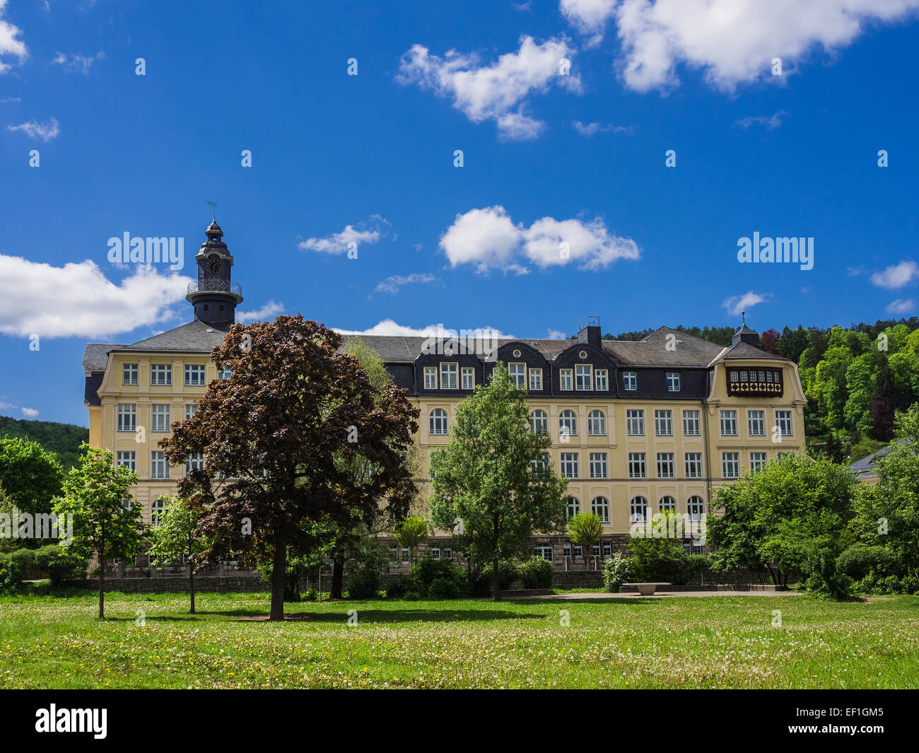 Die Burg Meiningen in Deutschland Stockfoto