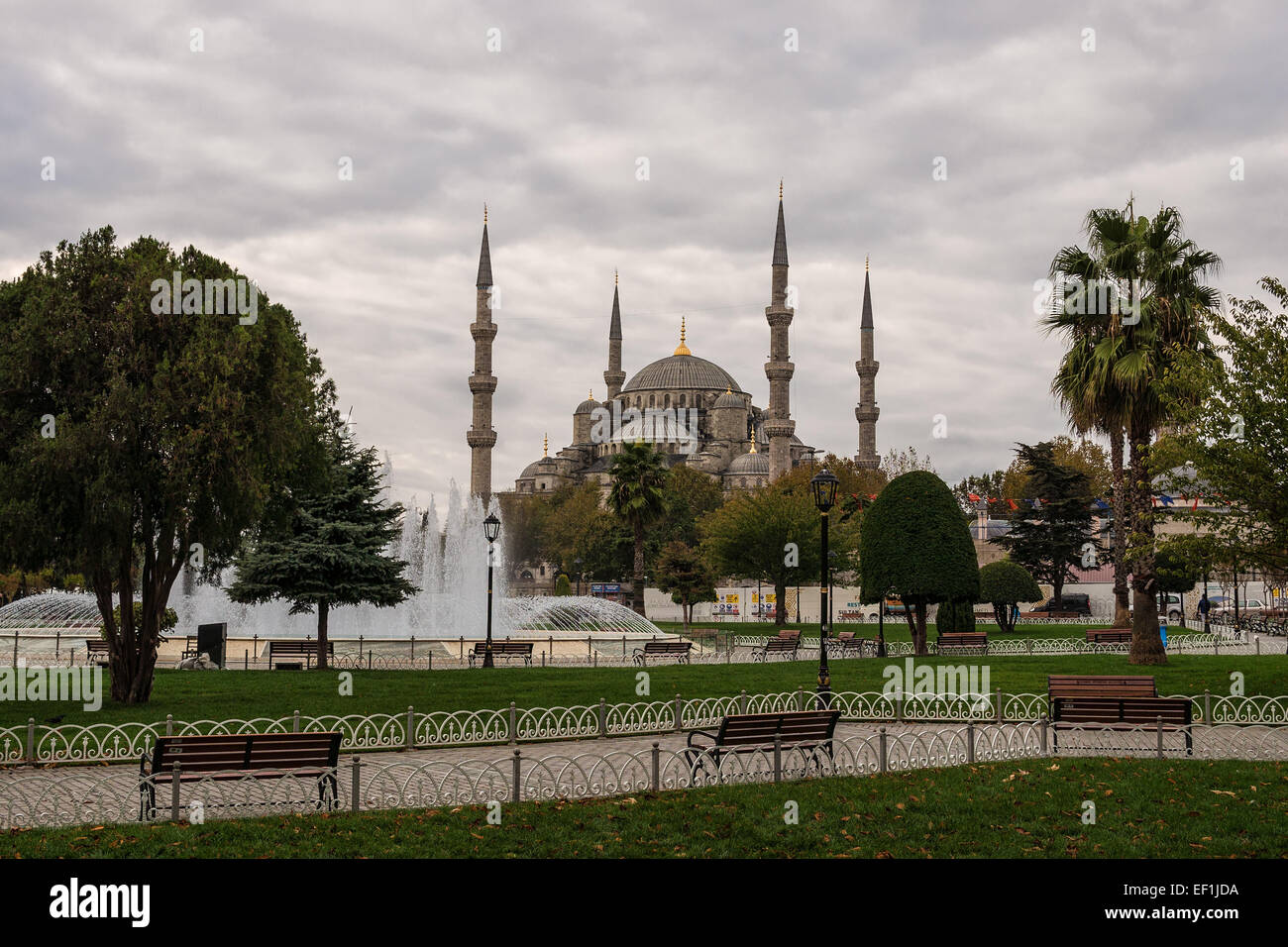 Eine Moschee in Istanbul (Türkei). Stockfoto