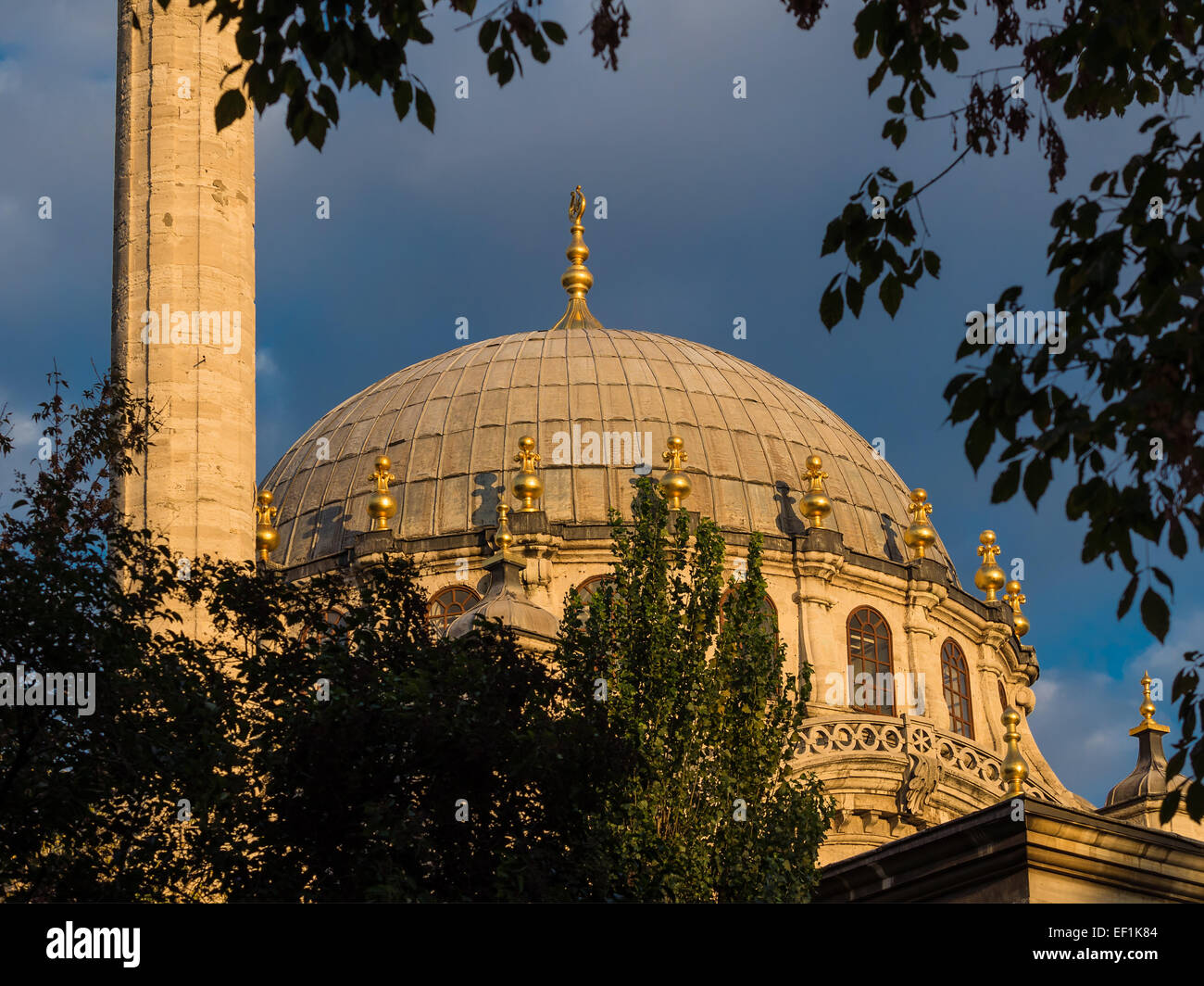 Eine Moschee in Istanbul (Türkei). Stockfoto