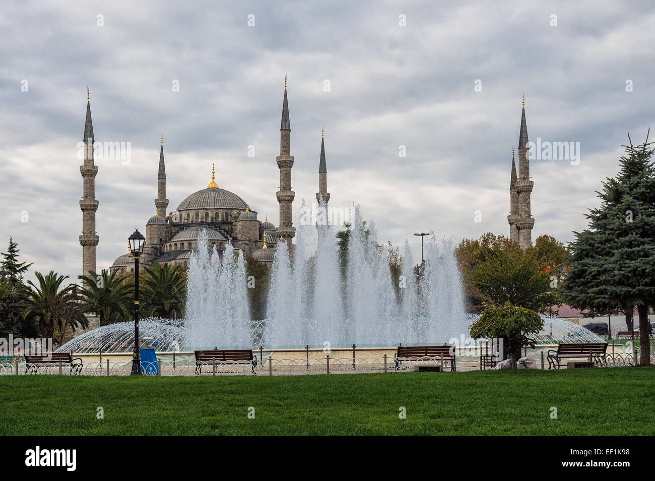 Eine Moschee in Istanbul (Türkei) Stockfoto