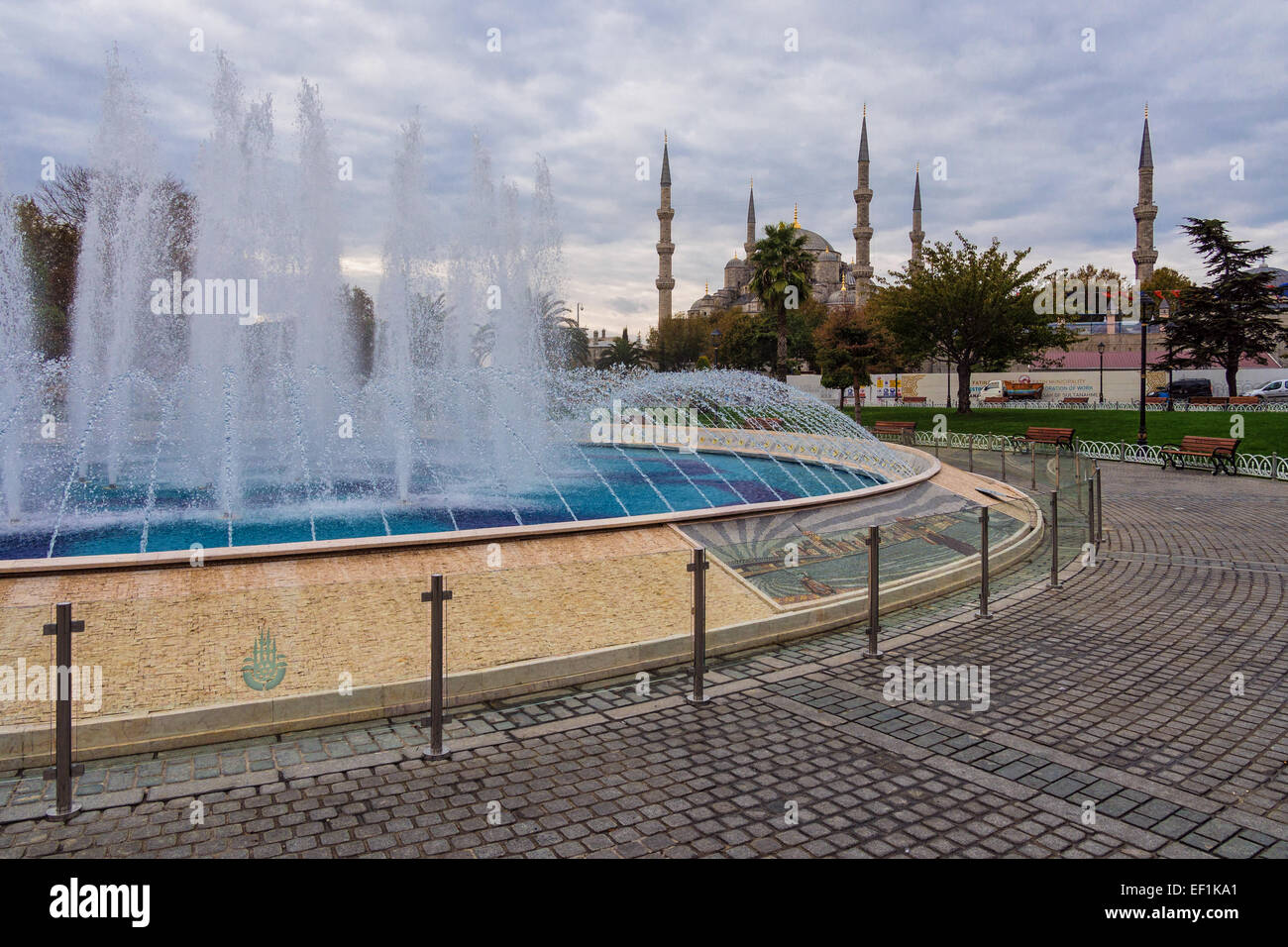 Eine Moschee in Istanbul (Türkei) Stockfoto