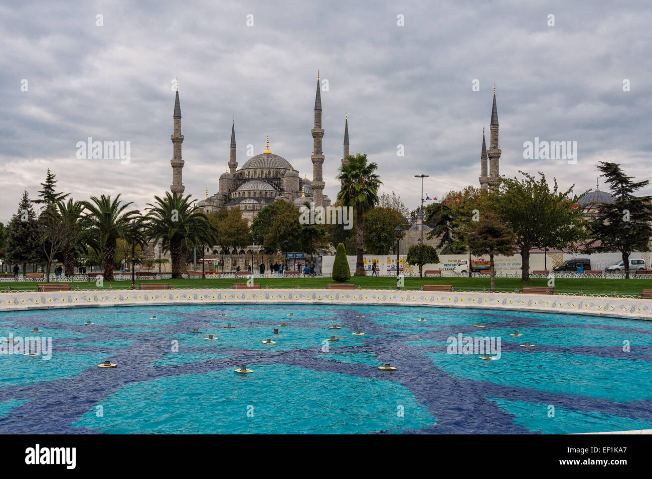 Eine Moschee in Istanbul (Türkei). Stockfoto