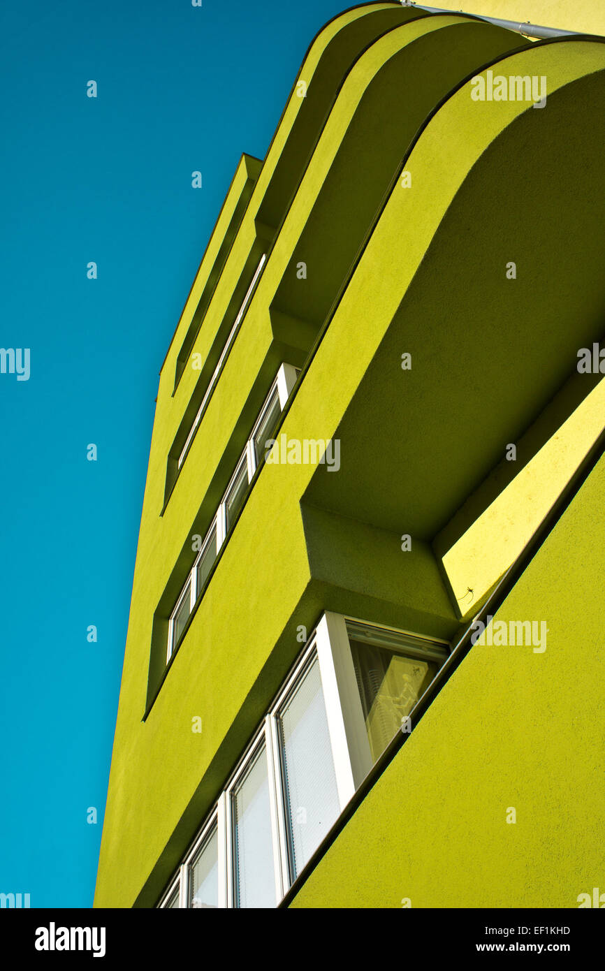 abstrakte moderne Wohngebäude Stockfoto
