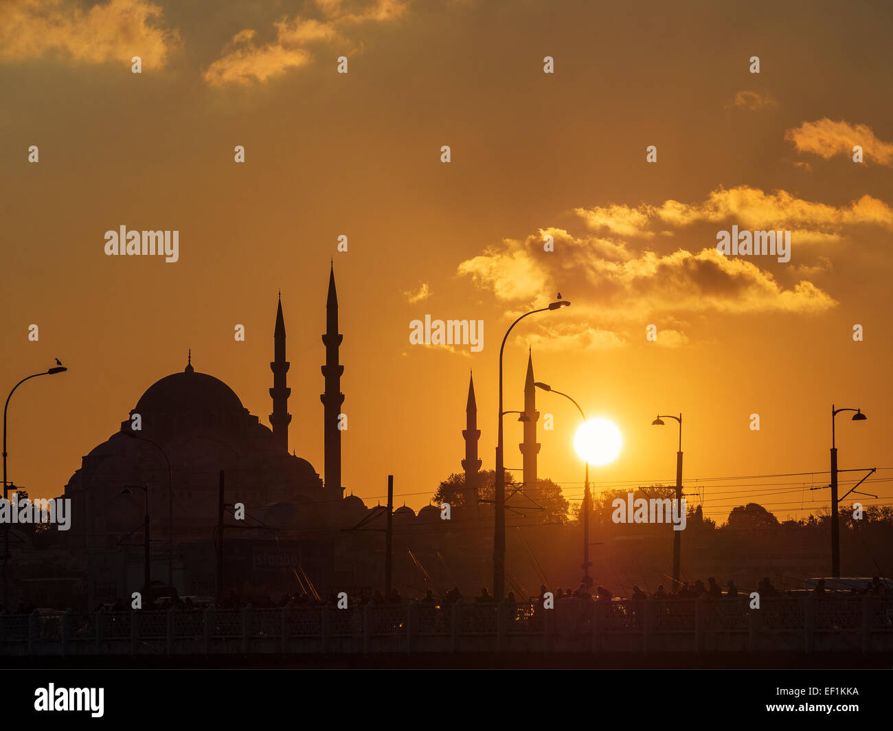 Eine Moschee in Istanbul (Türkei) Stockfoto