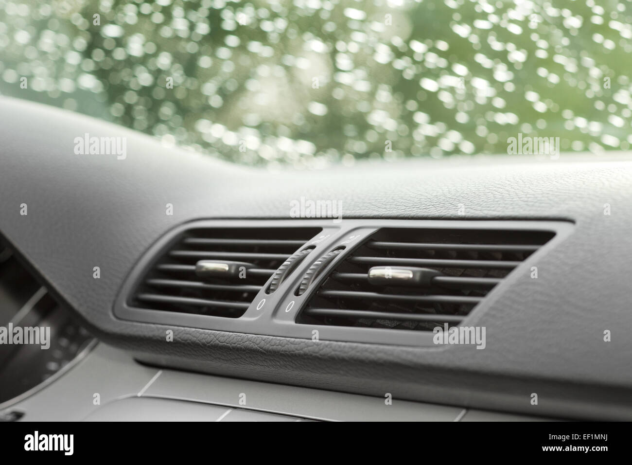Klimaanlage und Auto Belüftungssystem Stockfoto
