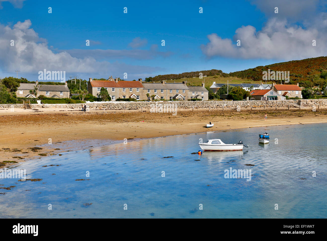 Tresco neue Grimsby Isles of Scilly; UK Stockfoto