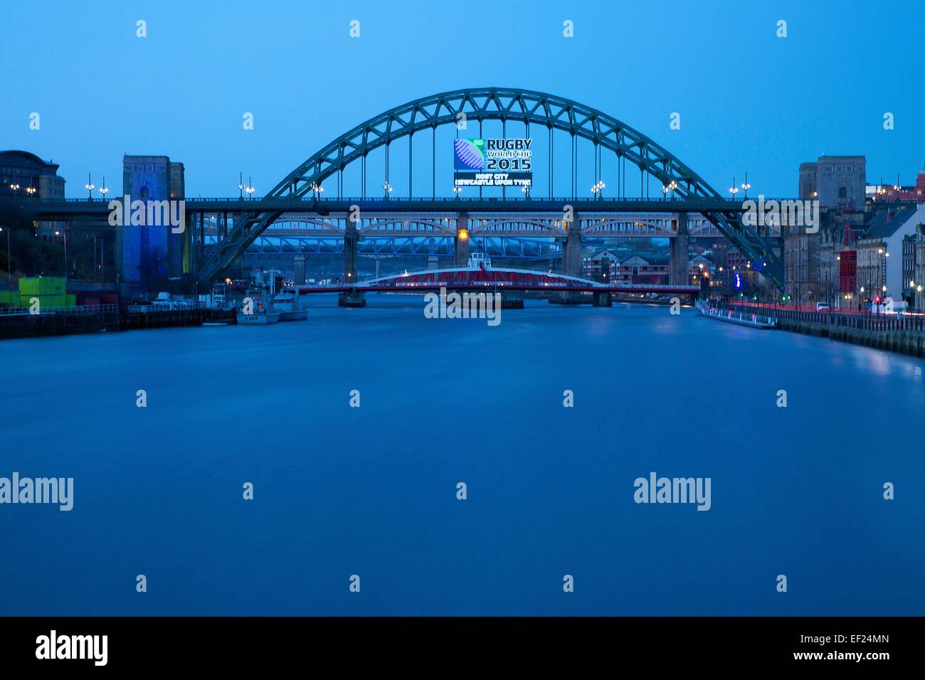 Newcastle Gastgeberstadt für Rugby World Cup 2015 Stockfoto