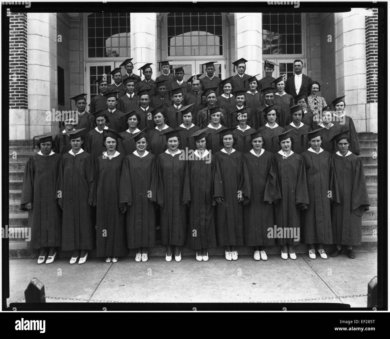 Crystal Springs High School Abschluss Gruppe 149 Stockfoto