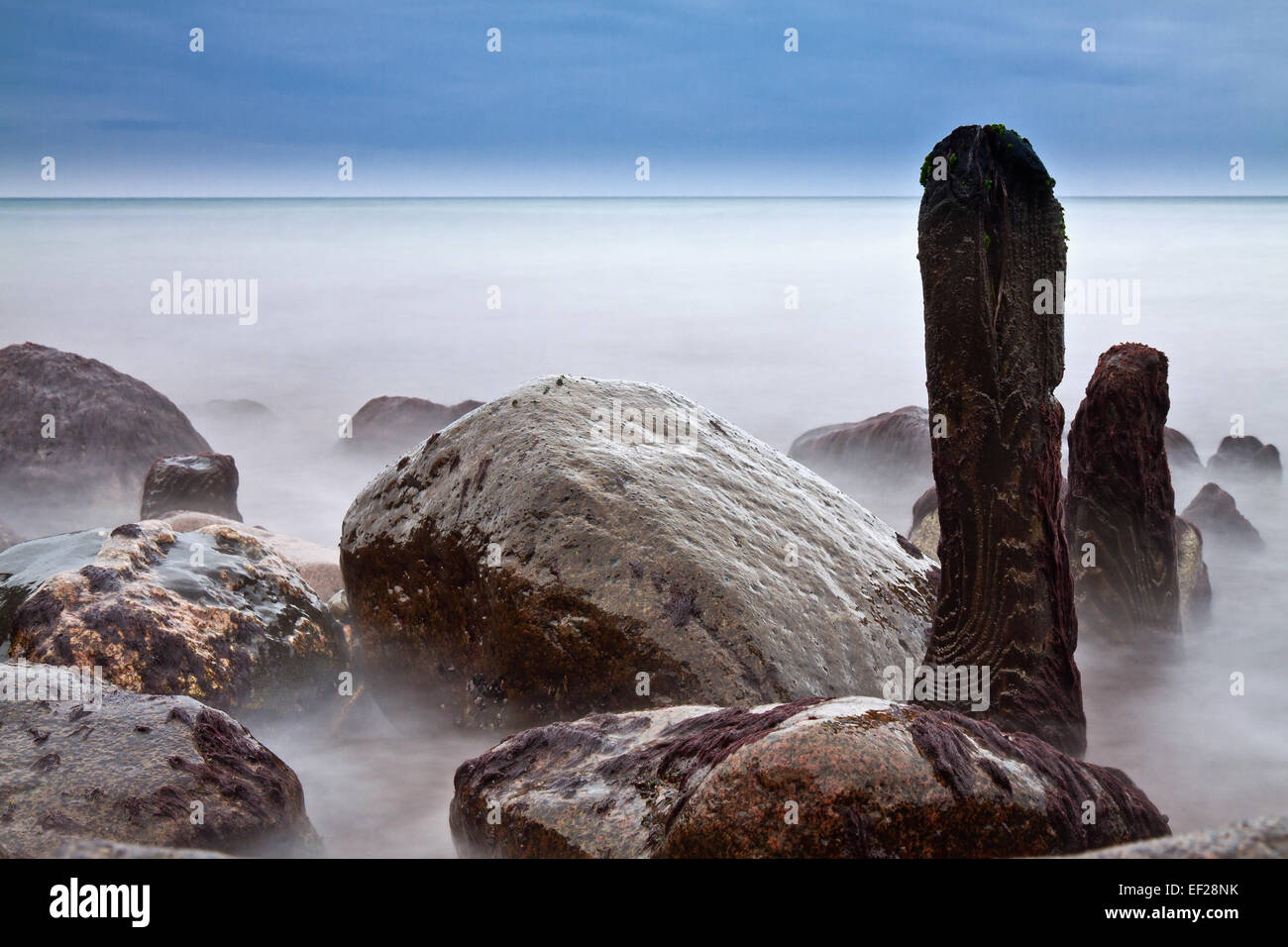Am Ufer der Ostsee. Stockfoto