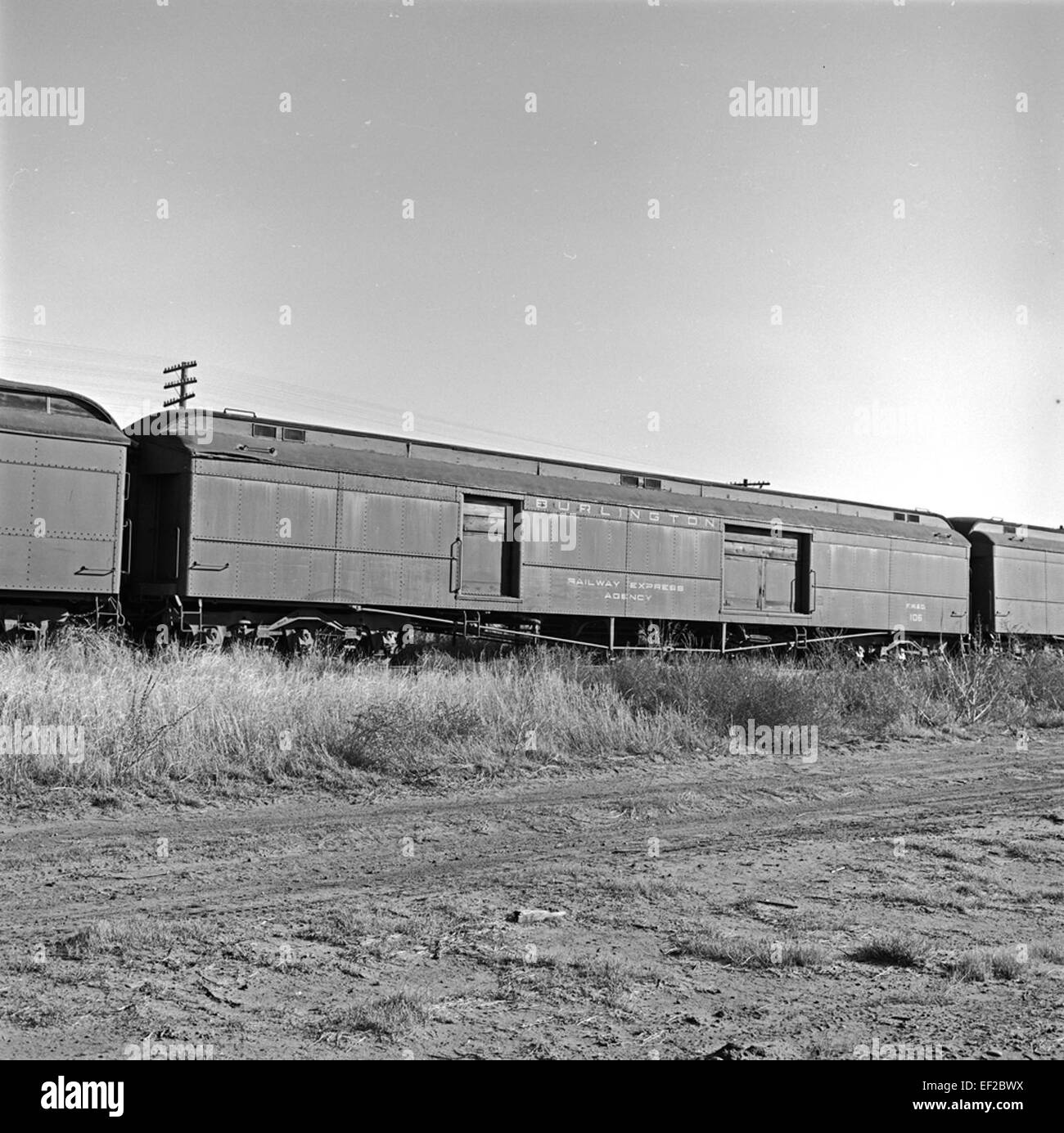 [Fort Worth & Denver City, Gepäck und Express Auto 106] Stockfoto