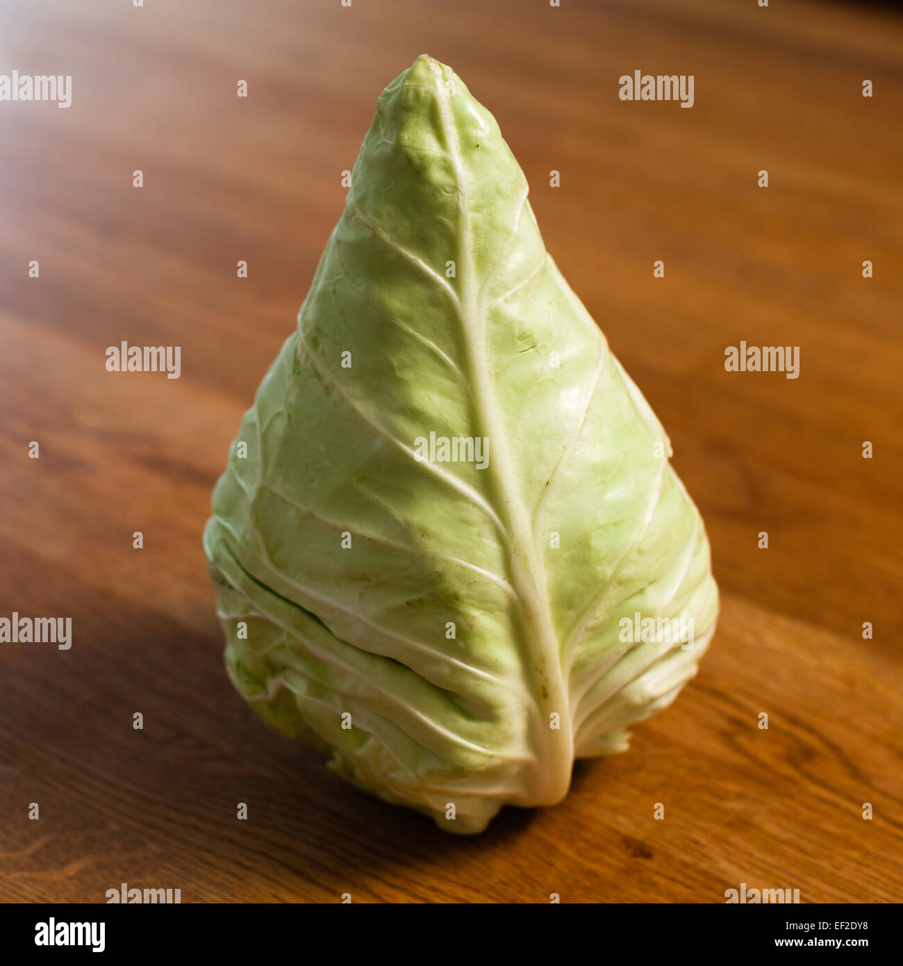 Schätzchen Kohl auf dem Küchentisch Stockfoto
