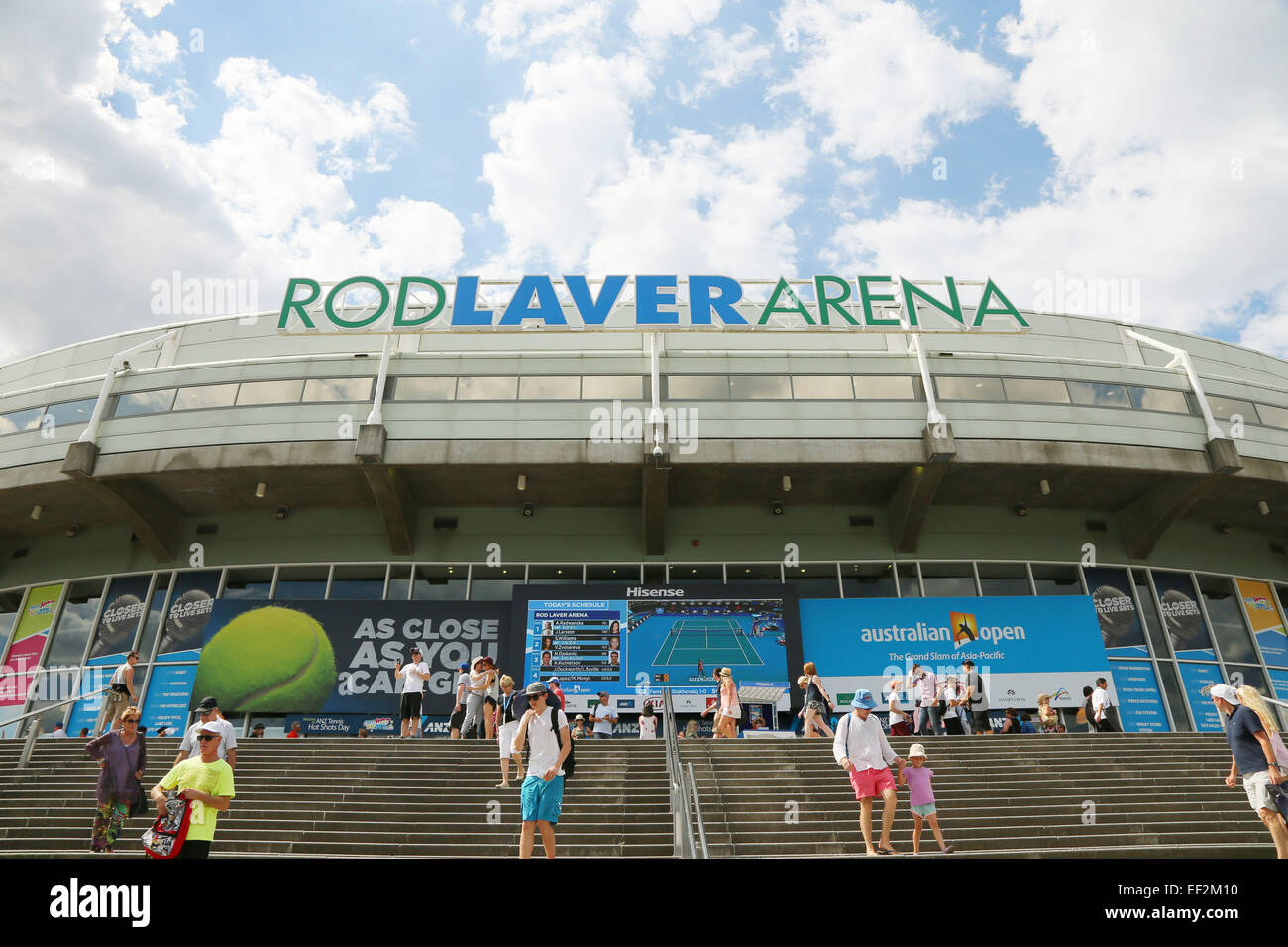 Melbourne, Australien. 22. Januar 2015. Rod Laver Arena Tennis: 2015 Australian Open Tennisturnier in Melbourne, Australien. © Yohei Osada/AFLO SPORT/Alamy Live-Nachrichten Stockfoto