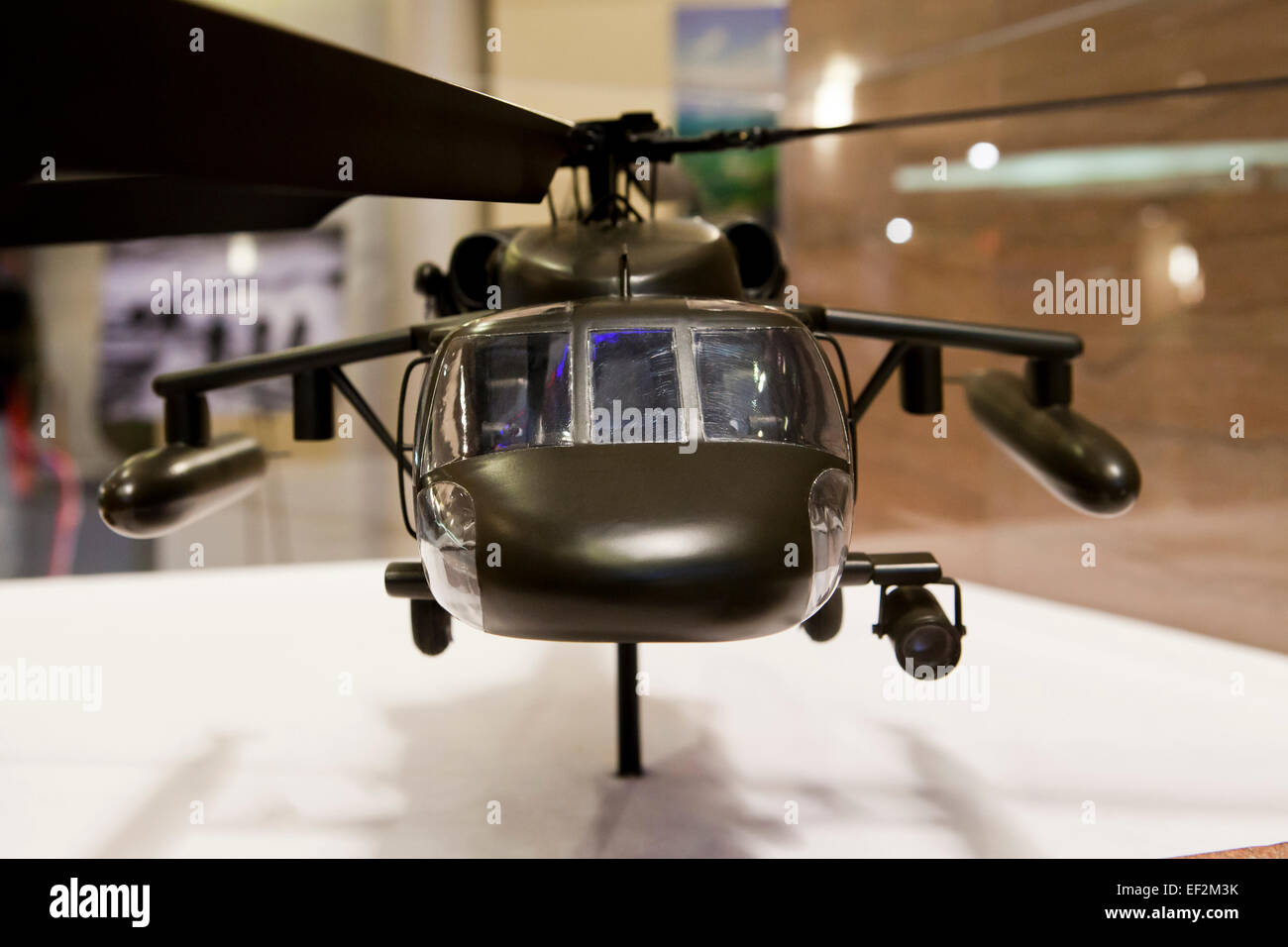 Modell der Sikorsky UH-60 Black Hawk Transporthubschrauber verwendet durch die US-Küstenwache Stockfoto
