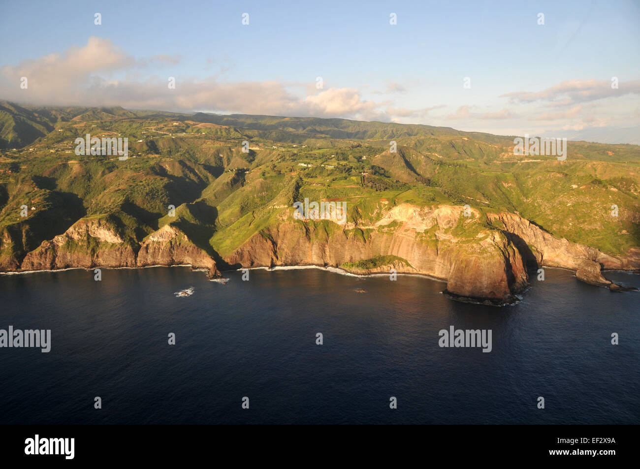 Luftbild von der Nordküste von Maui, Hawaii Stockfoto